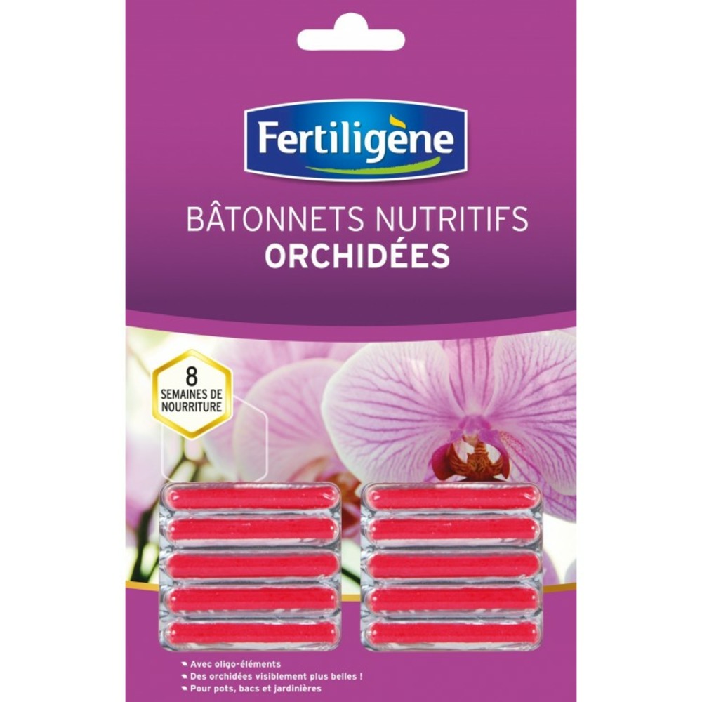 Bâtonnets orchidées fertiligène - lot de 10