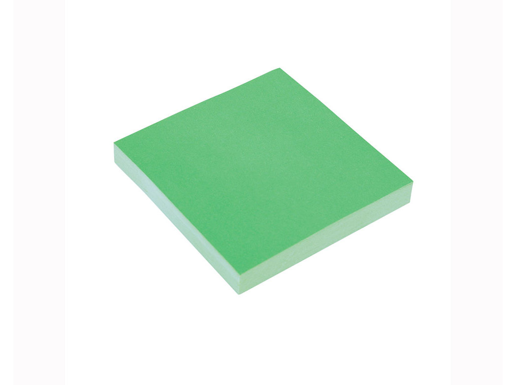 NOTAS AUTOCOLANTES AUCHAN VERDE