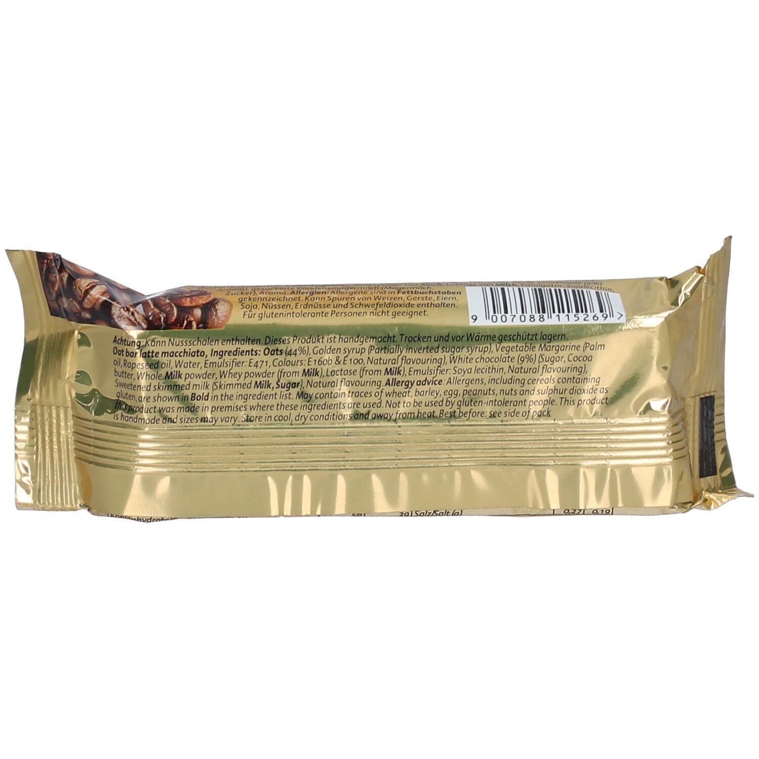 peeroton® Powerpack Riegel Latte Macchiato