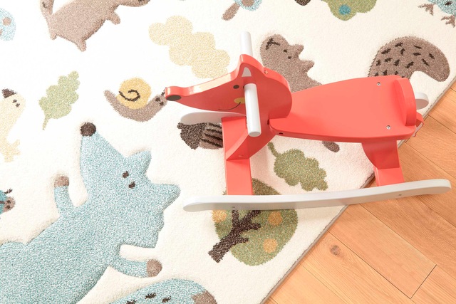 Sigikid Kinderteppich »Forest« rechteckig 13 mm Höhe Wald Tiere Design, Kurzflor