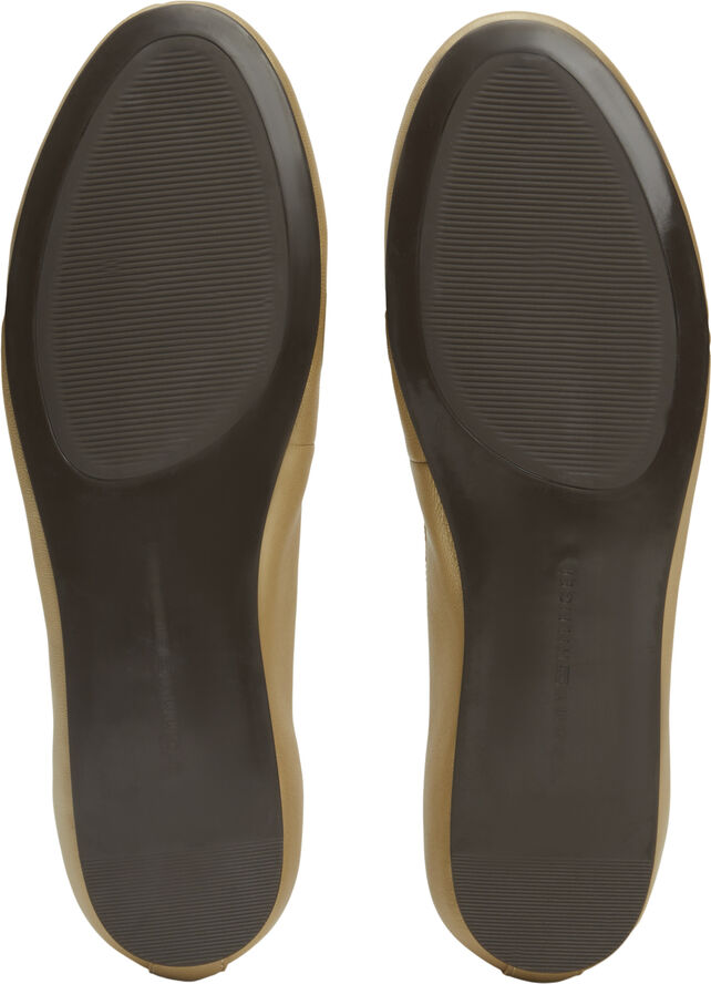 Tommy Hilfiger GOLD LEATHER BALLERINA Gold