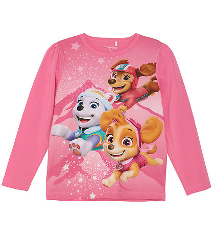 Minymo Bluse - Paw Patrol - Azalee Pink