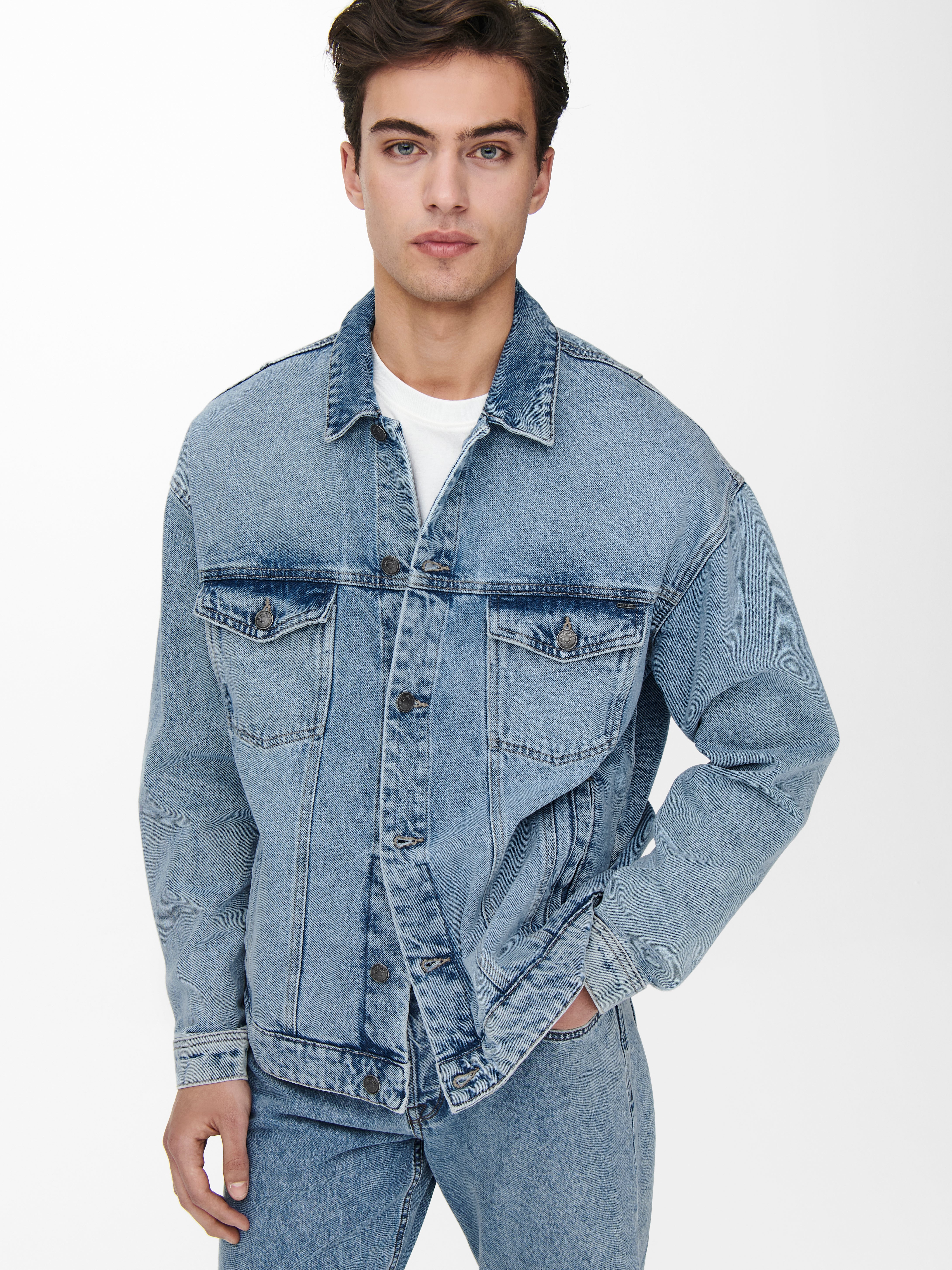 ONSRICK Jeansjacke Blue Denim