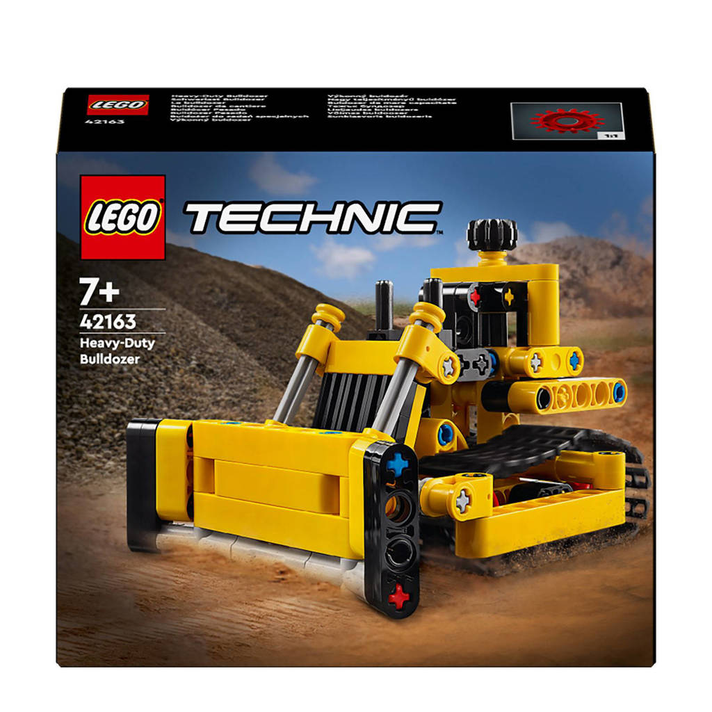 Lego buldozerZware bulldozer Speelgoed Voertuig Rollenspellen Set 42163