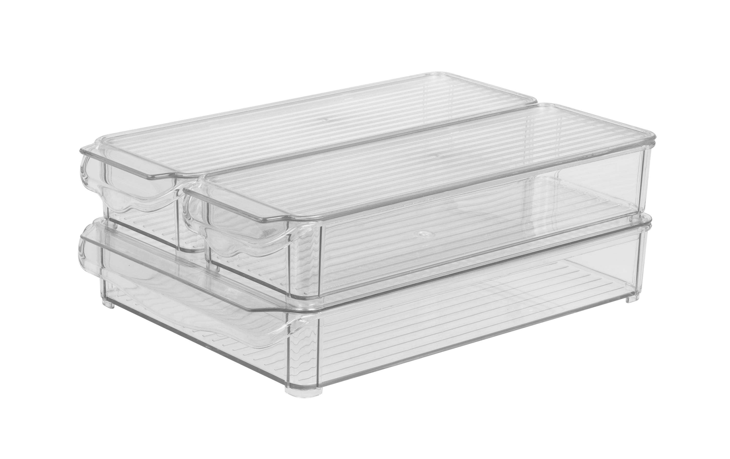 Kühlschrankorganizer 3-teilig, TransparentKühlschrankorganizer Set