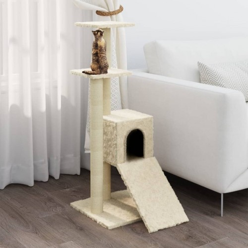 Arranhador para Gatos vidaXL com Casinha