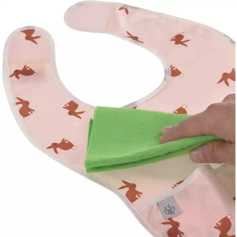 Lässig Lätzchen mit Auffangschutz 2er Pack Little Forest Hase