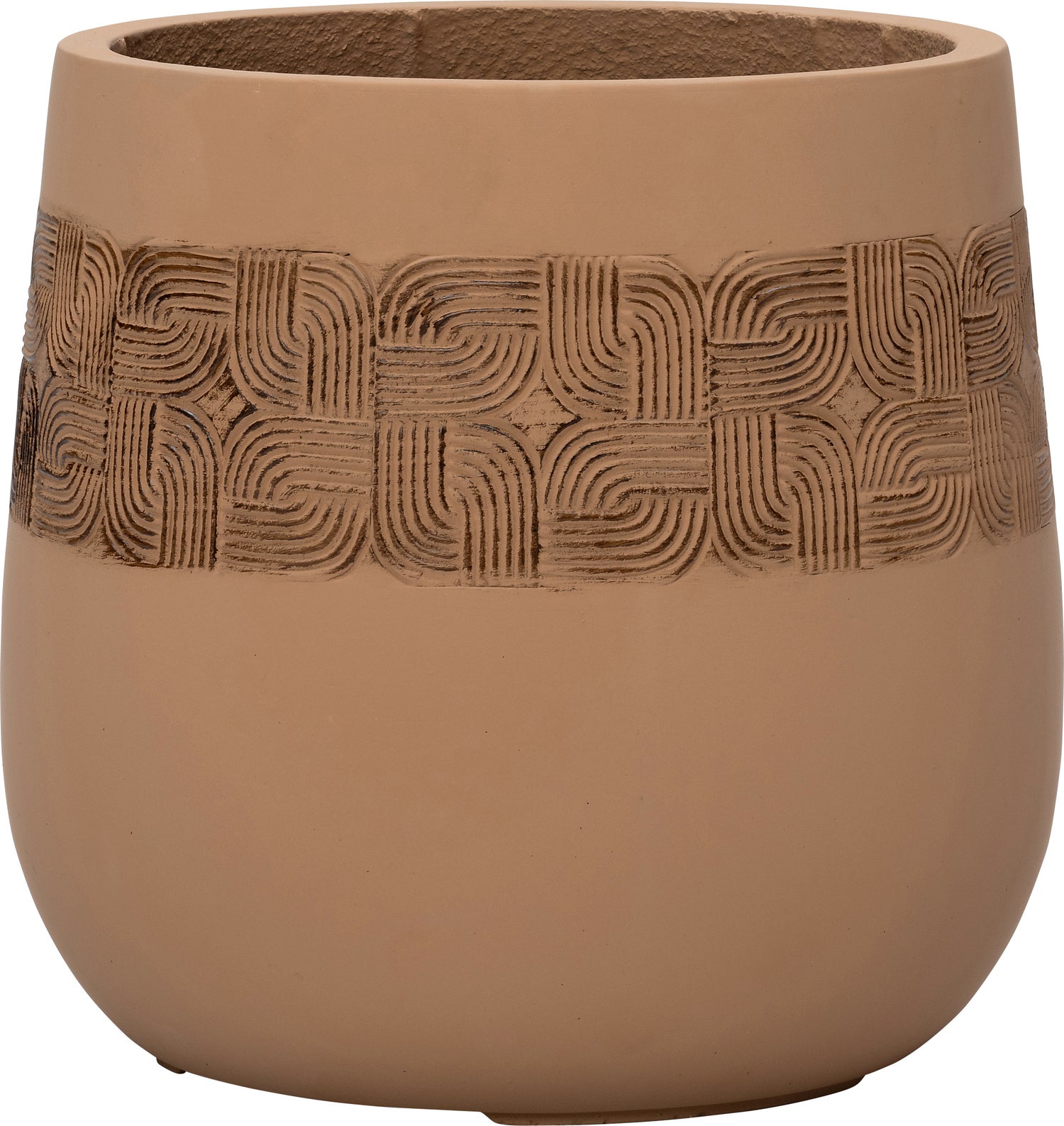 Intratuin bloempot Henry bruin D 44 H 41 cm