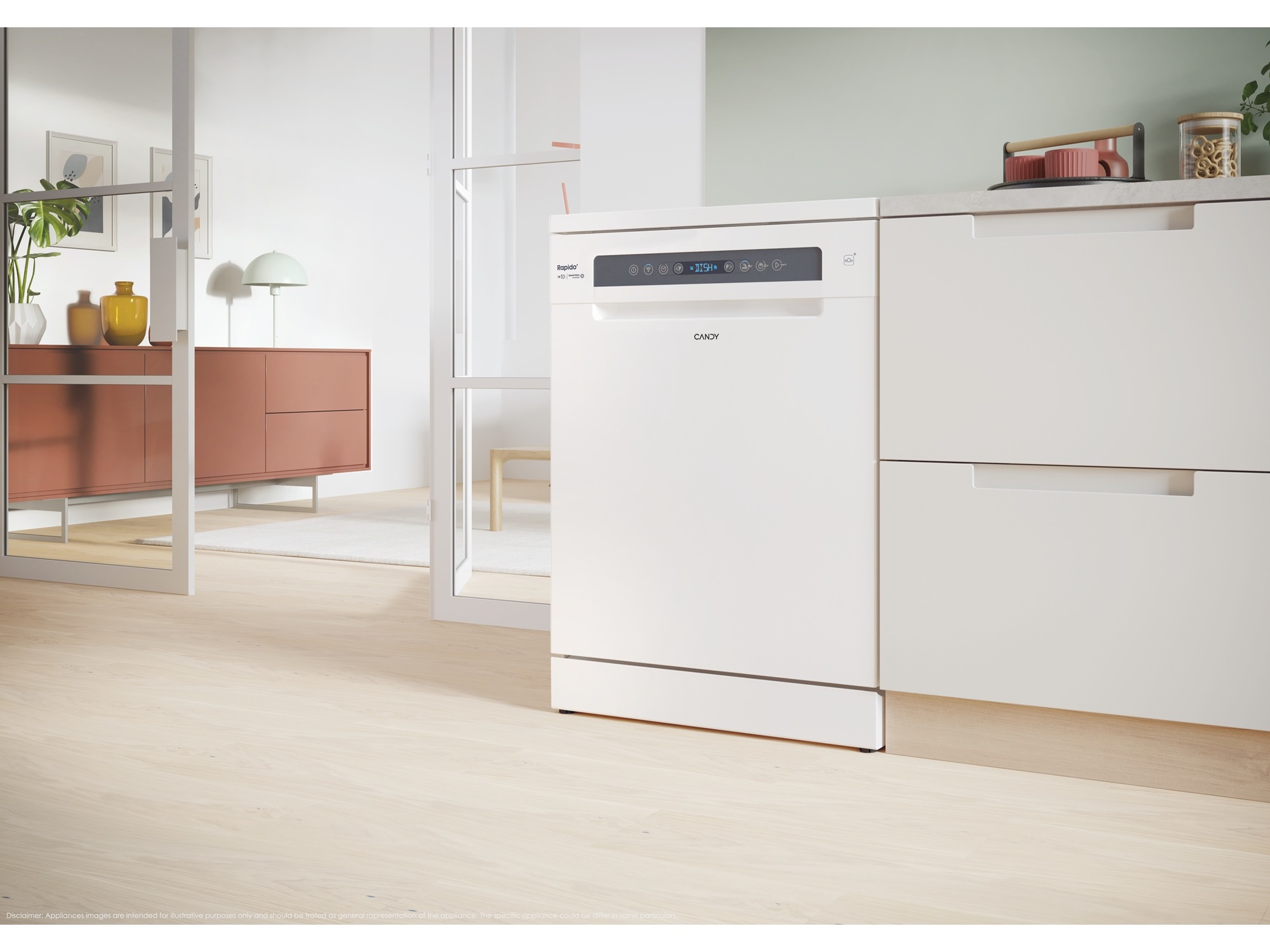 MÁQUINA LAVAR LOIÇA CANDY CF 4B7F0W BRANCO B 14 CONJUNTOS