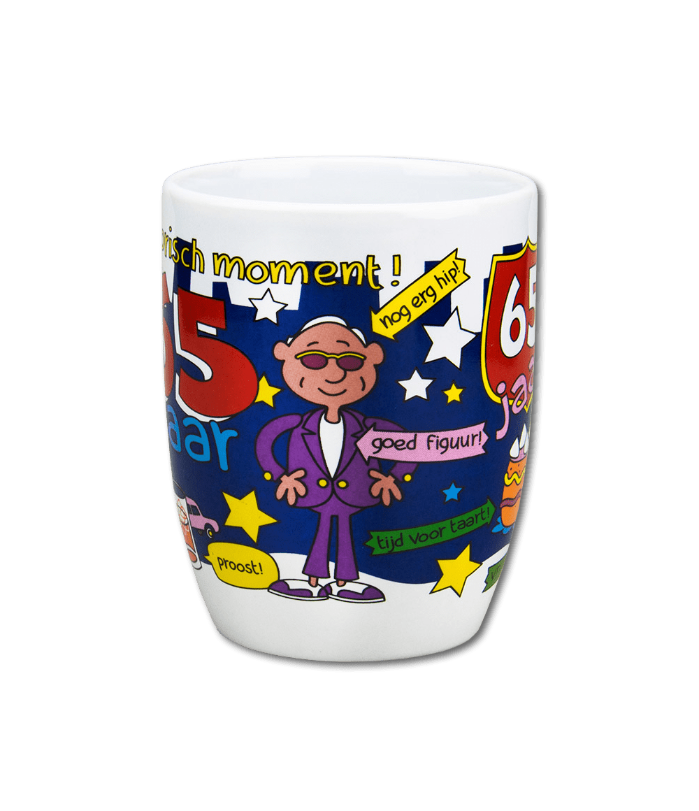 Mok 65 Jaar 12cm