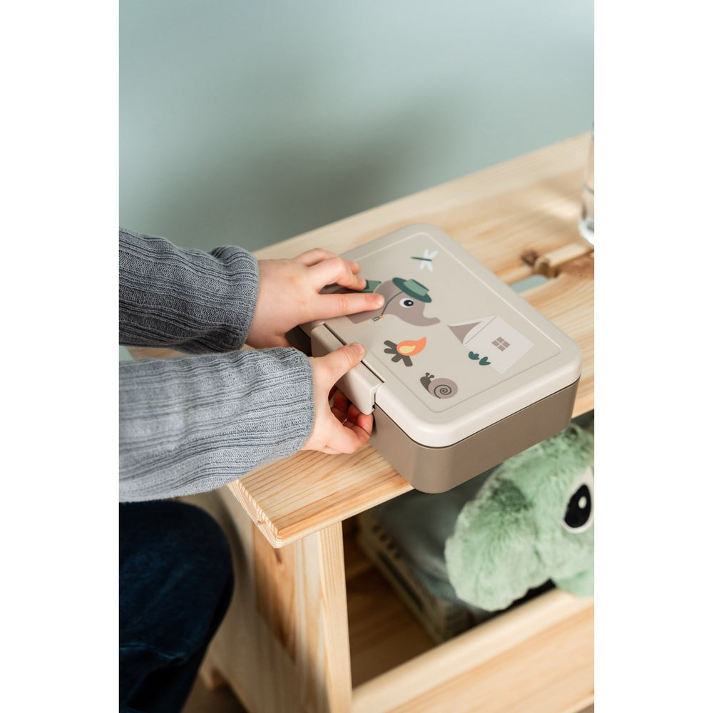 Køb DonebyDeer Sand Tiny Trails Madkasse Med Opdeler