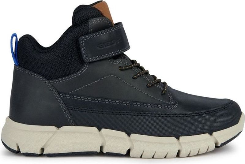 Geox - J Flexyper Boy - Sneakers - Zwart - Synthetisch - Klittenbandsluiting