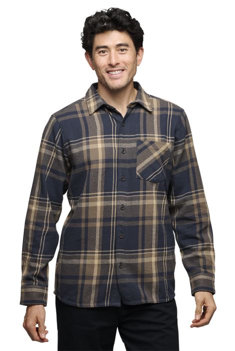 Project Flannel Shirt Men Skjorte