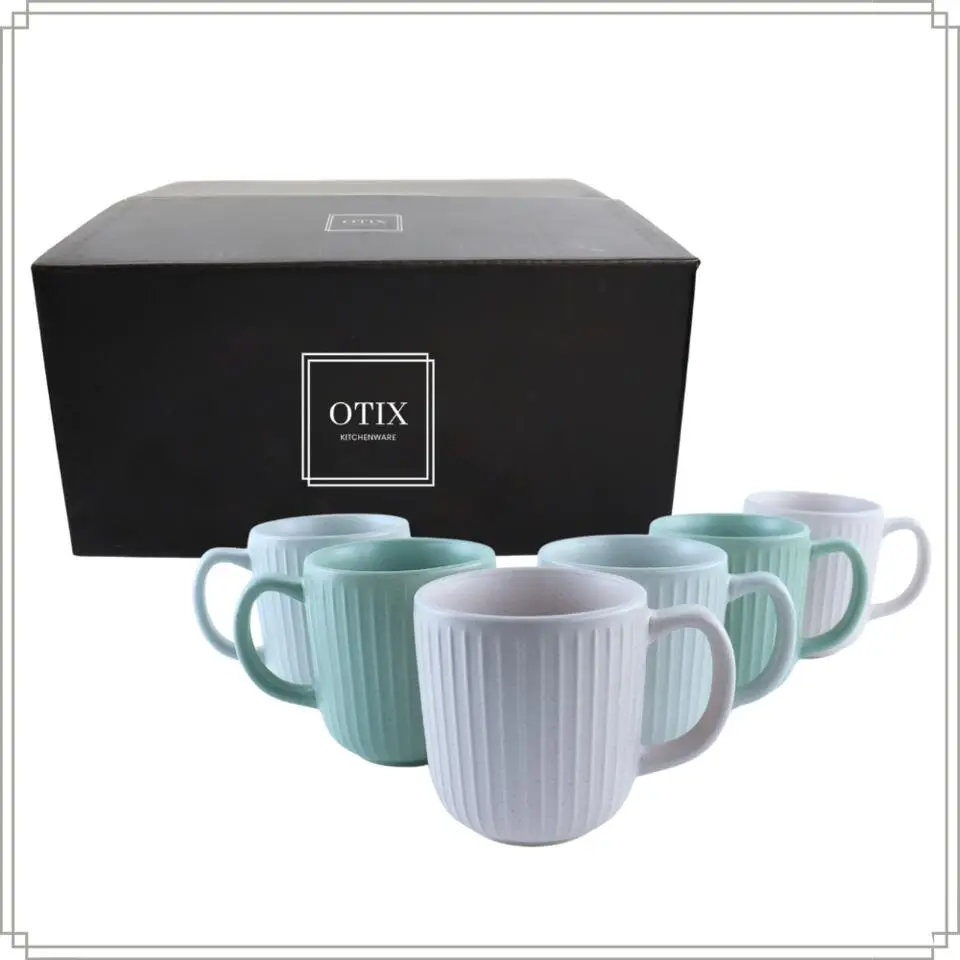 OTIX Koffiekopjes 6 stuks Aurora - Multikleur