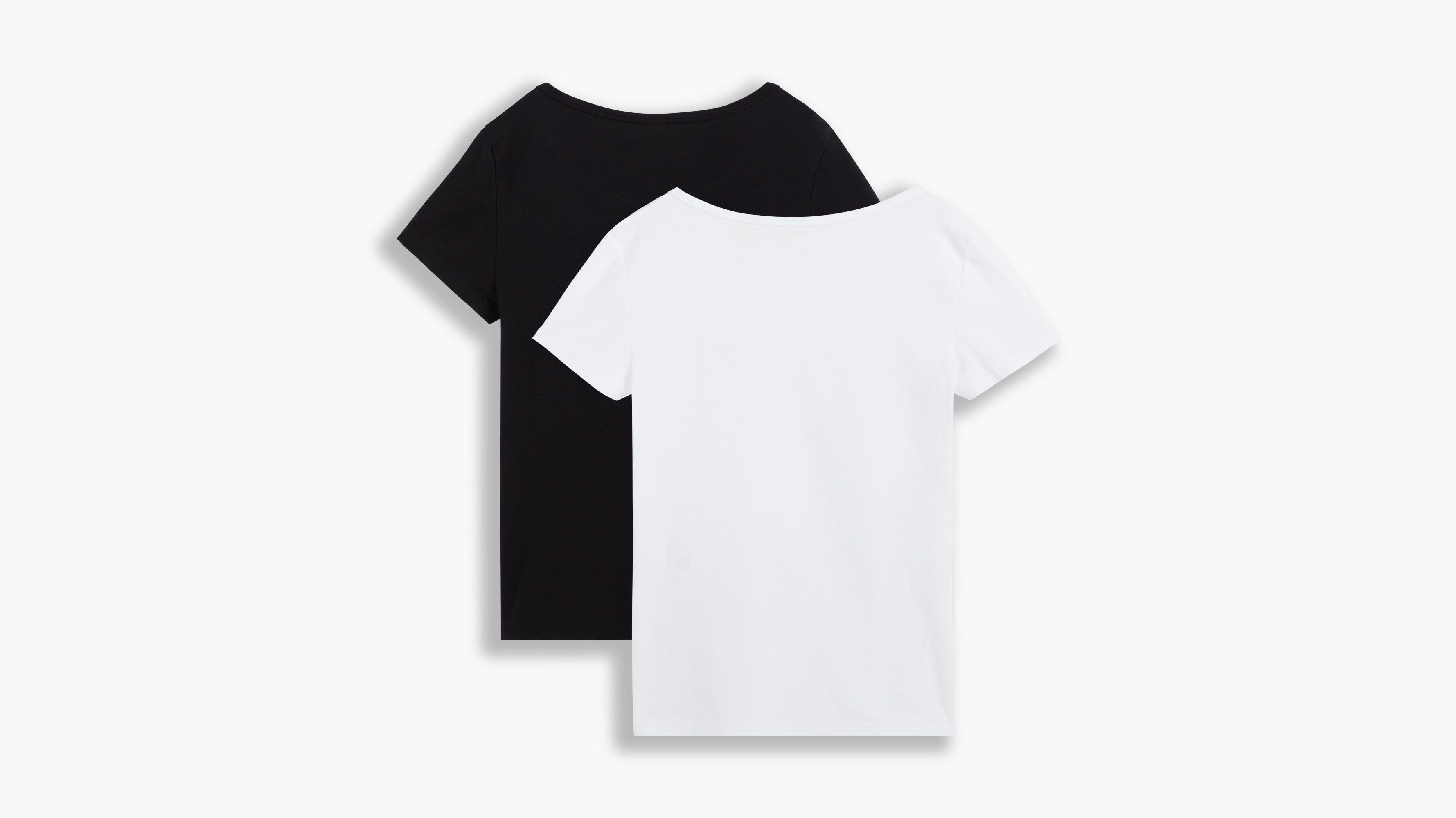 T-shirt - Lot de 2 - White / Mineral Black - Multicolore