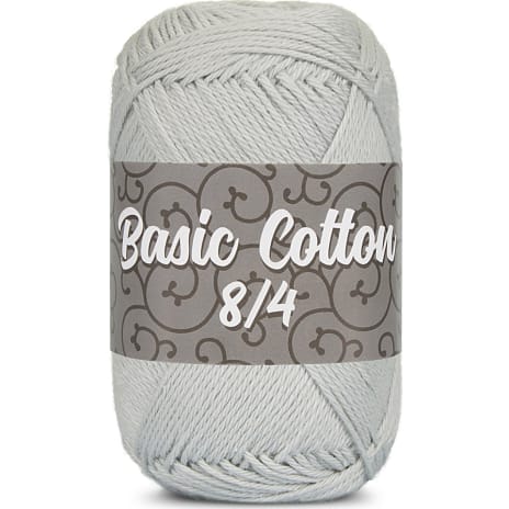 Basic cotton - sølvgrå 003