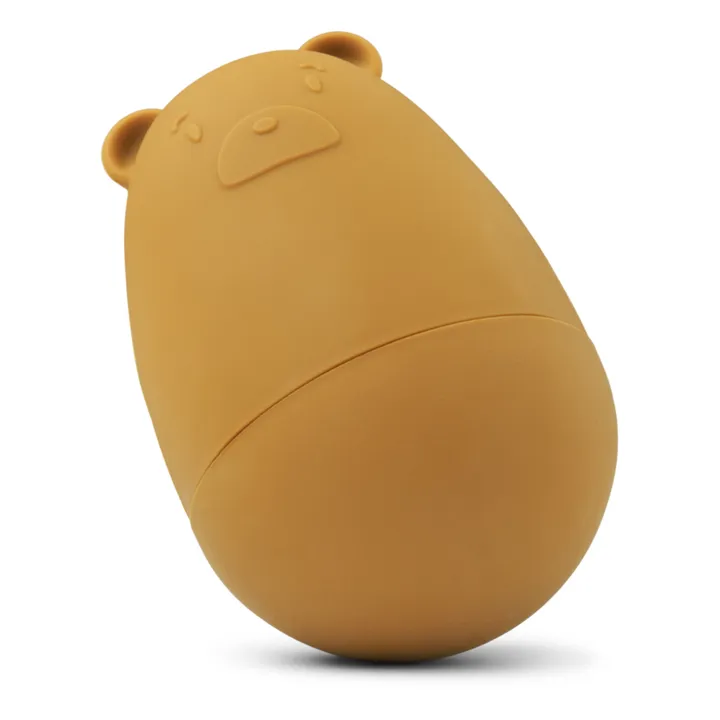 Liewood Jouet culbuto Maro en silicone  | Golden caramel