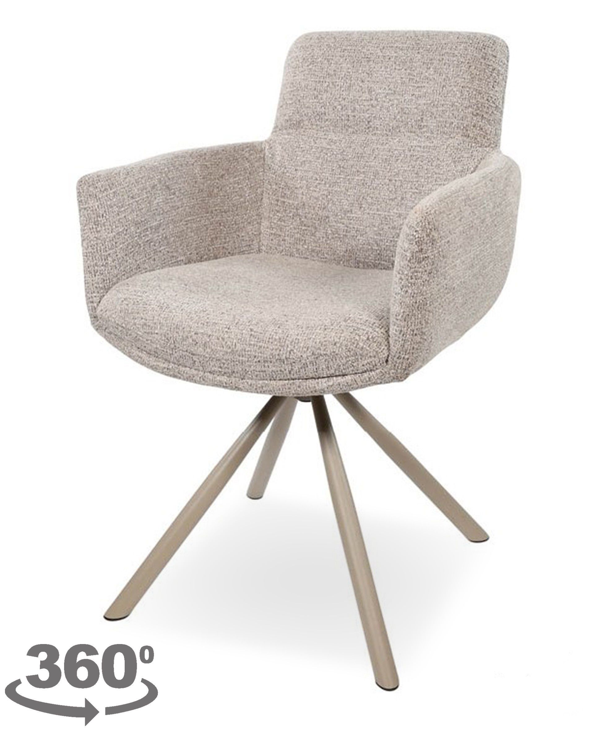 Eetkamerstoel Sandy Harry B57.5 x D63 x H83.5 cm