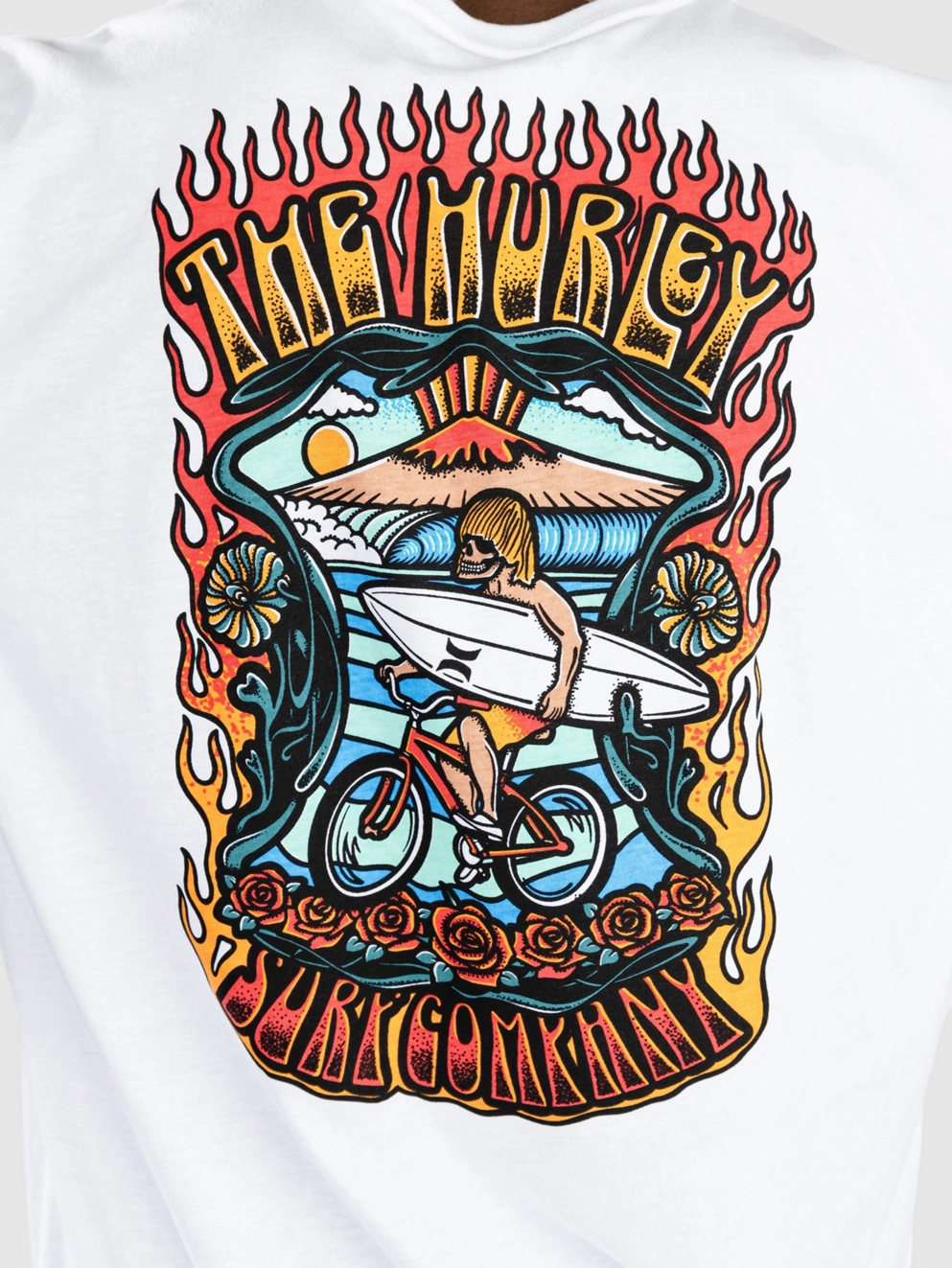 Hurley Evd Bowls T-Shirt white