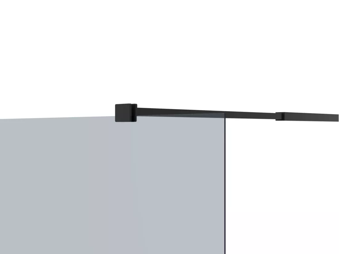 Paroi de douche à l'italienne - Verre fumé gris - 140x200 cm - MALIKA II