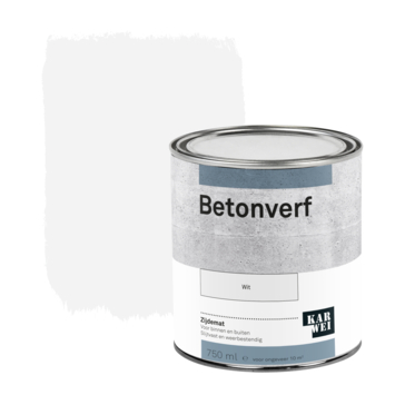 KARWEI betonverf zijdemat wit 750 ml