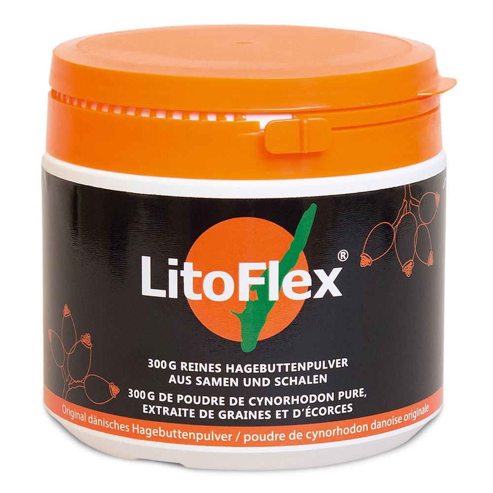 LITOFLEX original dänisches Hagenbuttenpulver<br>300 g, Dose, Pulver