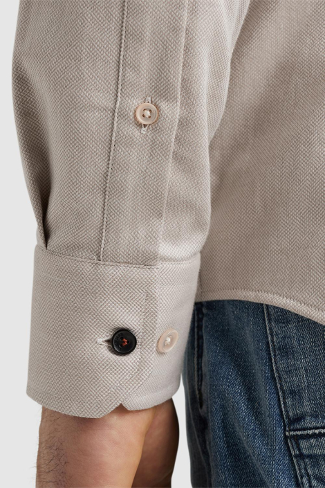 Vanguard beige heren overhemd