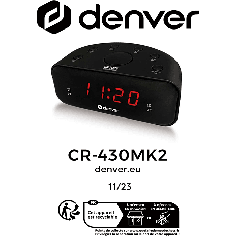 Denver CR-430 radio - sort