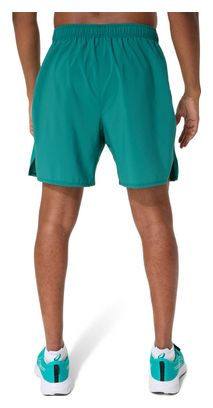 Short Asics Core Run 7in Vert Homme
