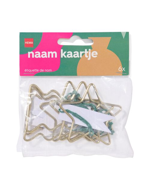 porte-nom avec pendant en métal