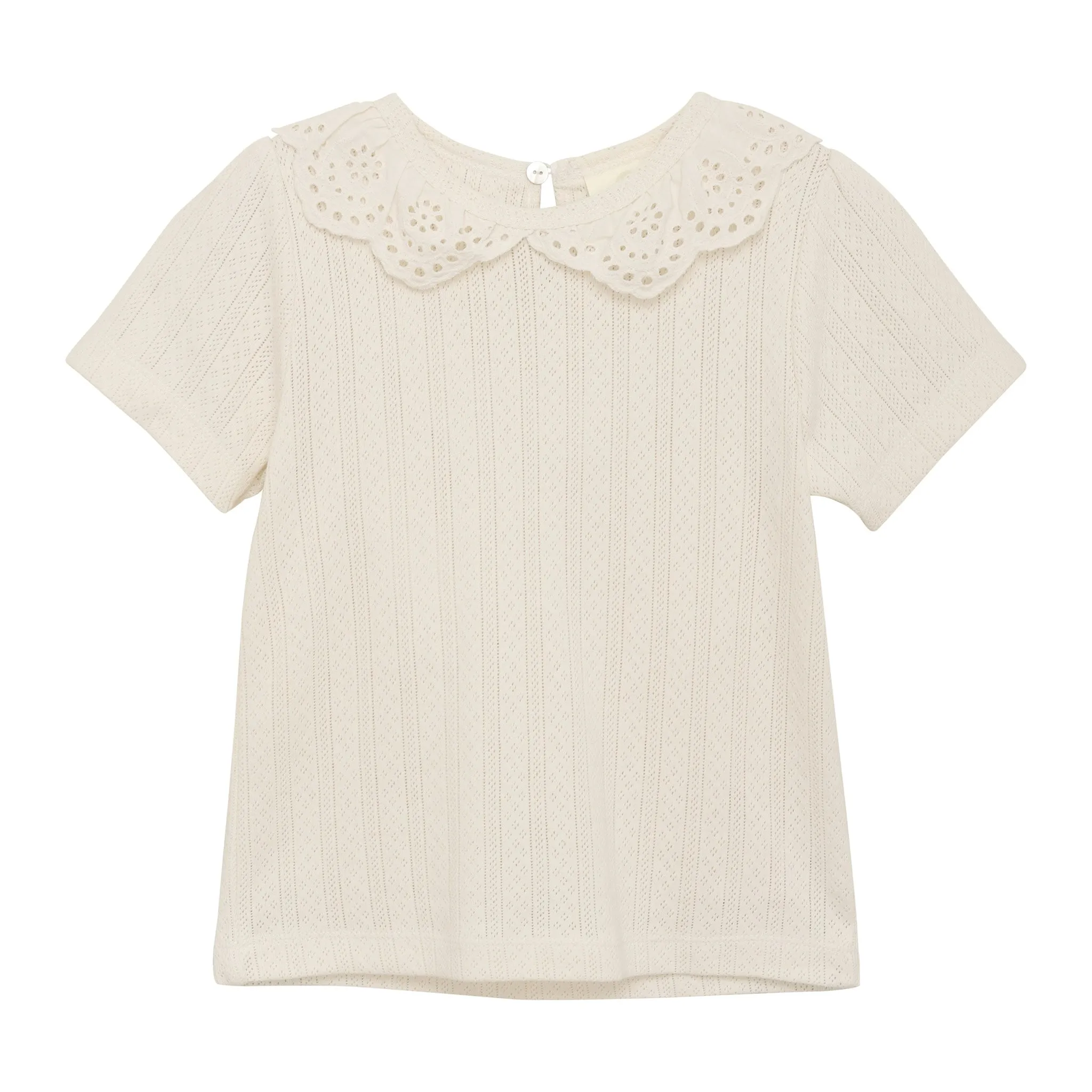 En Fant T-Shirt Pointelle 3-8ans