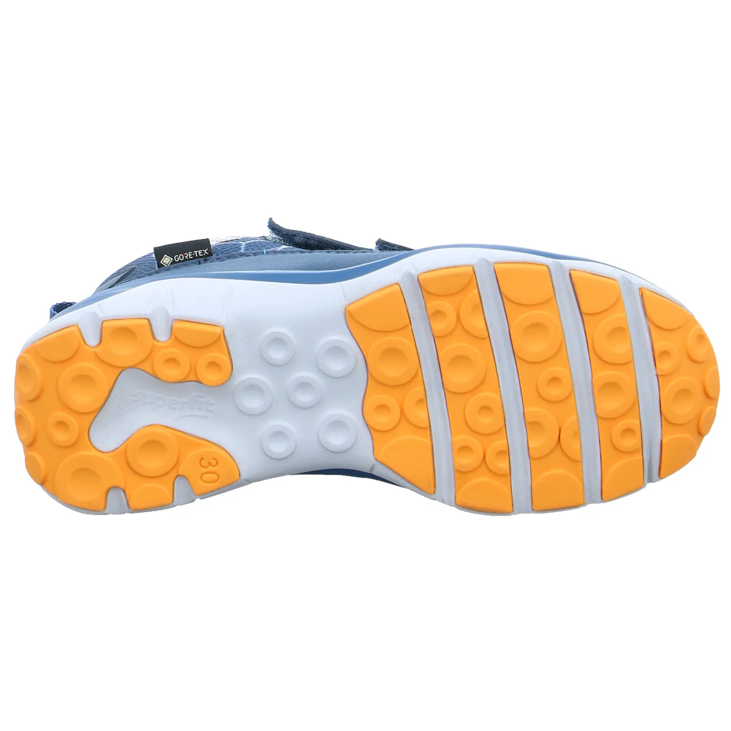 SUPERFIT Kleinkinder-Sport -Halbschuh Blau Textil  Sneaker