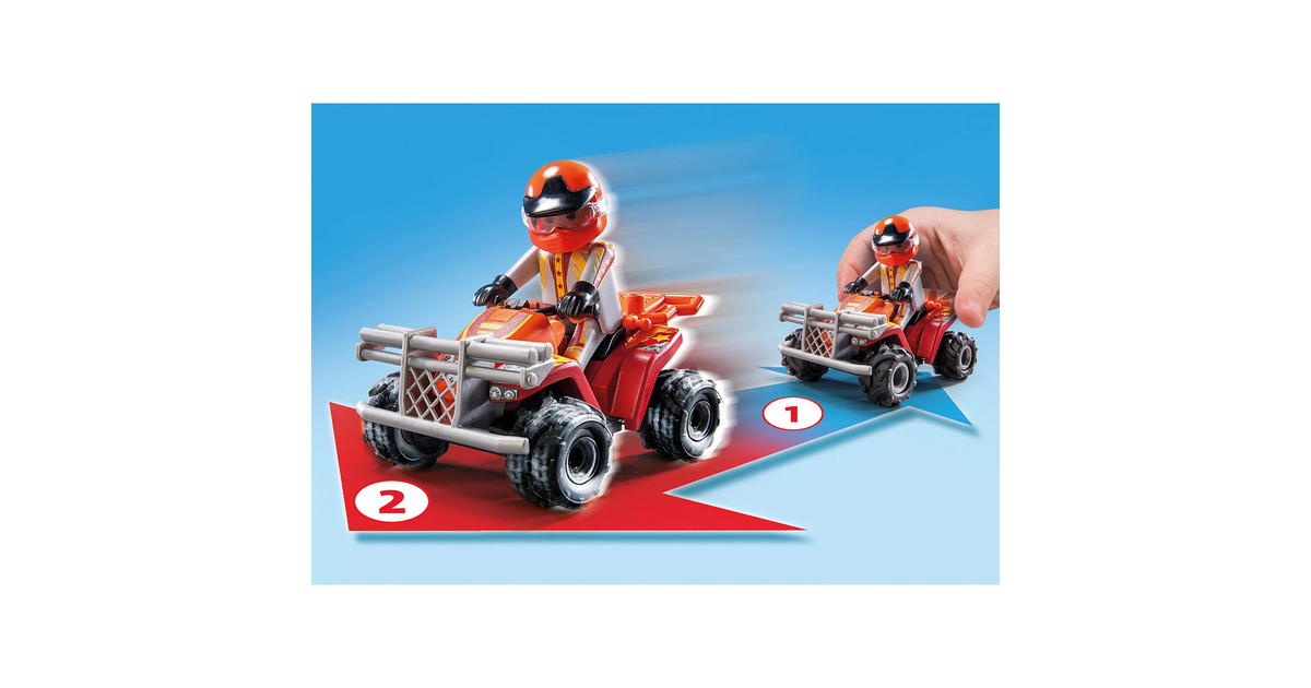 PLAYMOBILAction Heroes - Stuntshow Constructiespeelgoed  (71808)