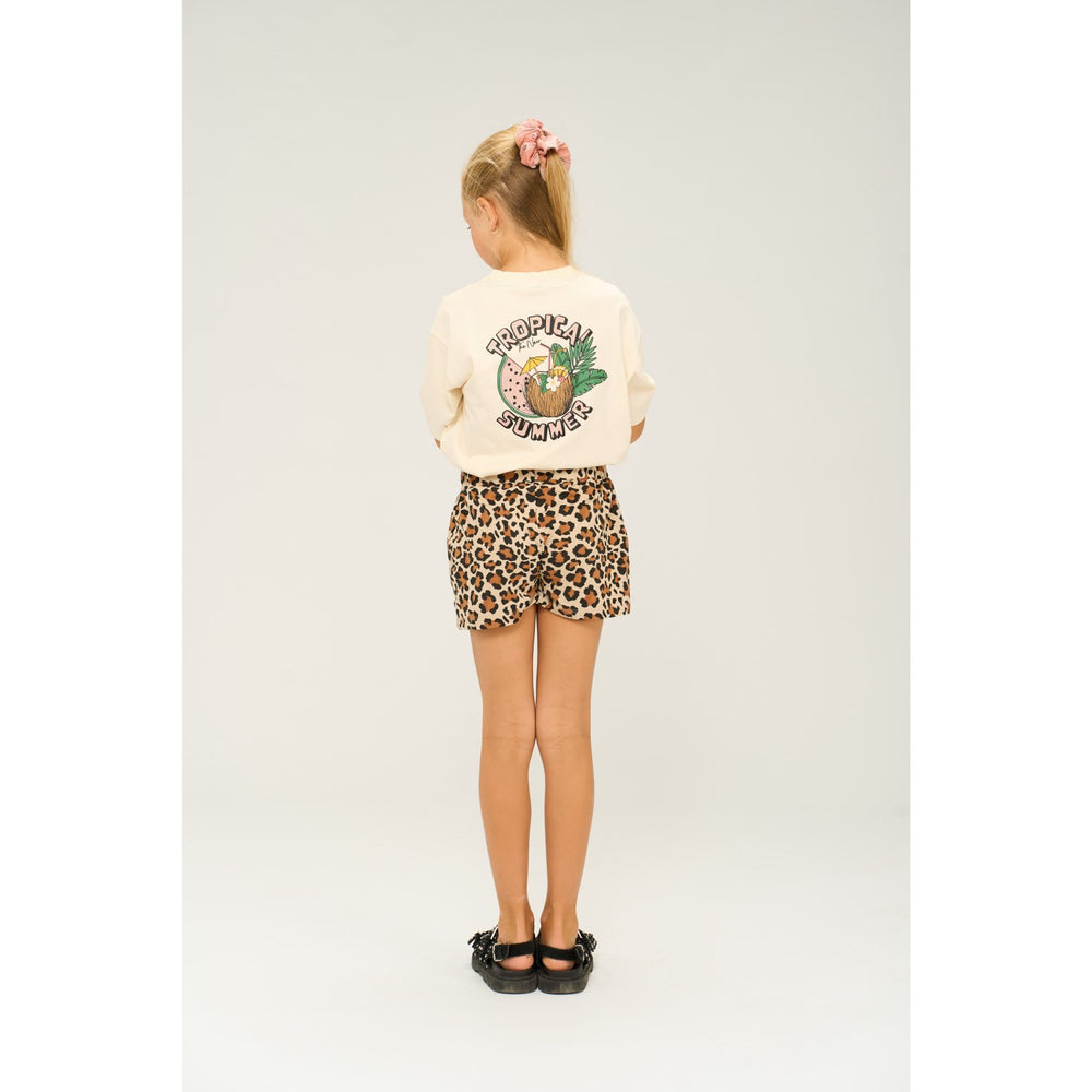 Køb The New Feather Gray AOP Orella Shorts