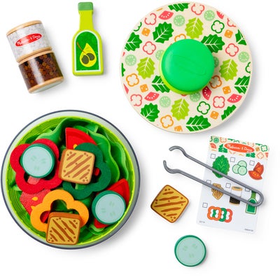 Melissa & Doug Spin & Chop Lekesett med Grønnsaker