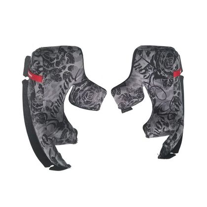 Mousse de joues et Coiffe Scorpion Exo EXO-491 IMPRIME - Noir