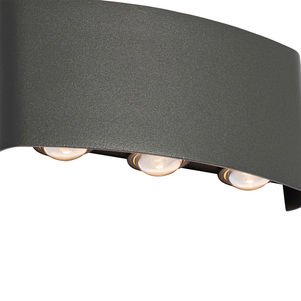 Buiten wandlamp donkergrijs incl. LED 6-lichts IP54 - Silly