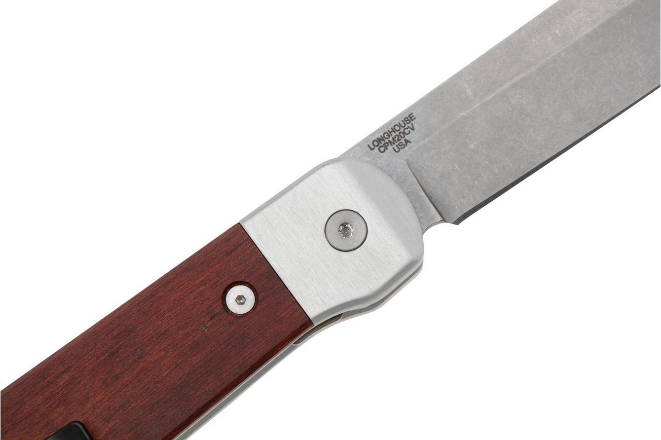 Case Longhouse 50909 Stonewashed CPM 20CV Rosewood, zakmes