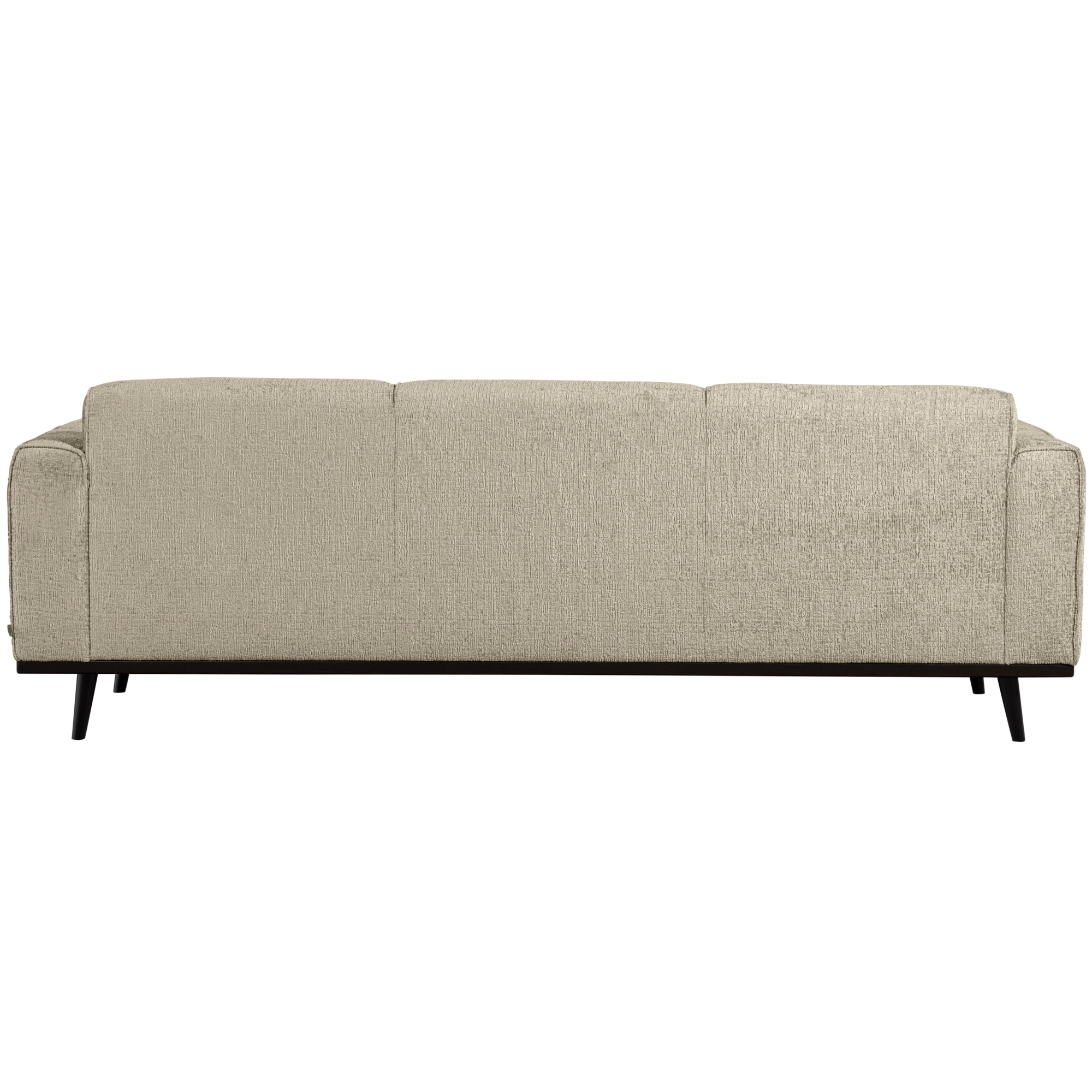 3-zits bank Statement Statement 3-zits Bank - 230 cm - Structure Velvet - Wheatfield