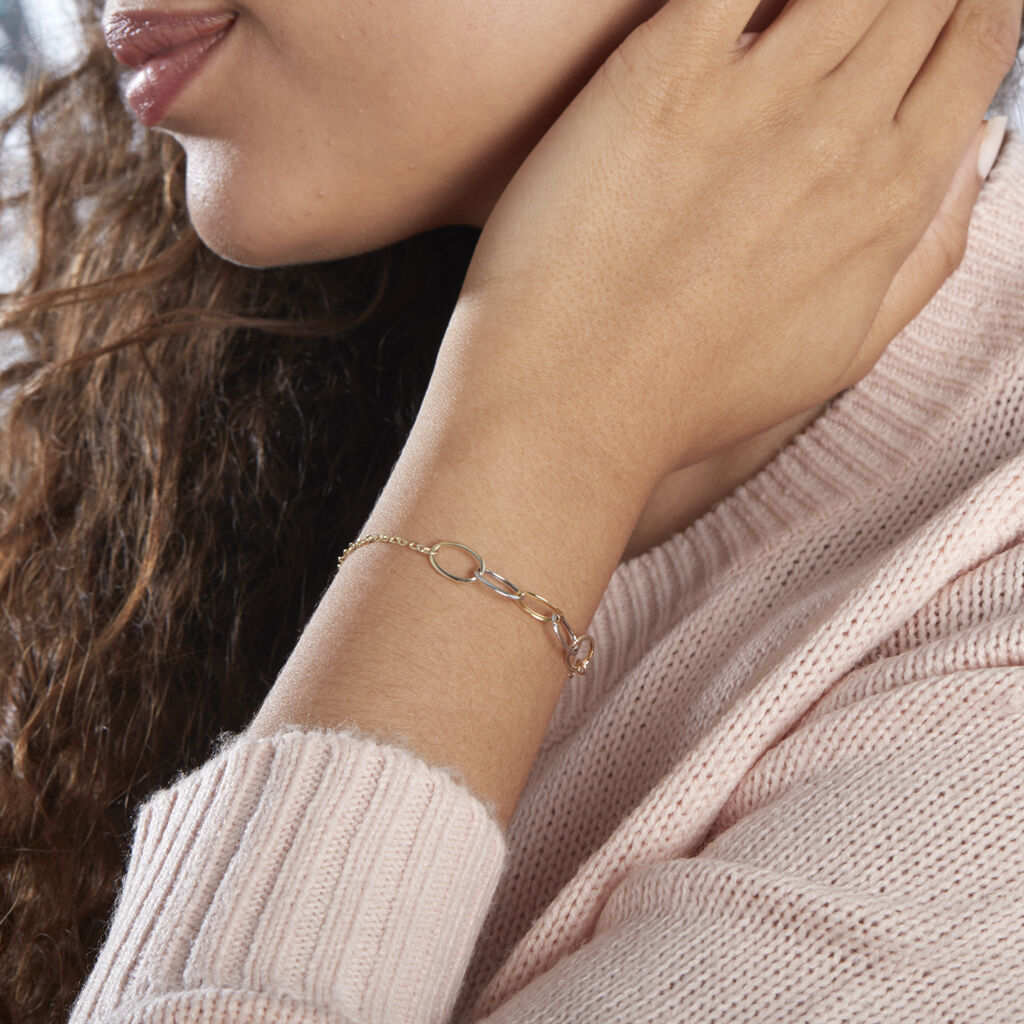 Bracelet Lucette Or Bicolore