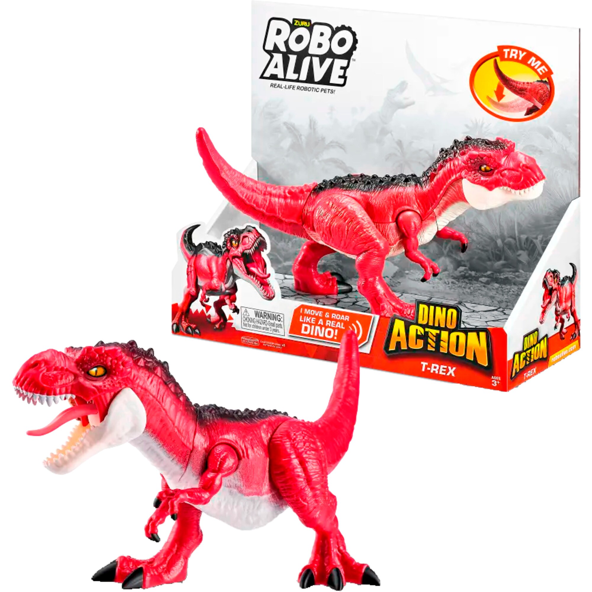 ZURU Spielfigur Robo Alive Dino Action T-Rex