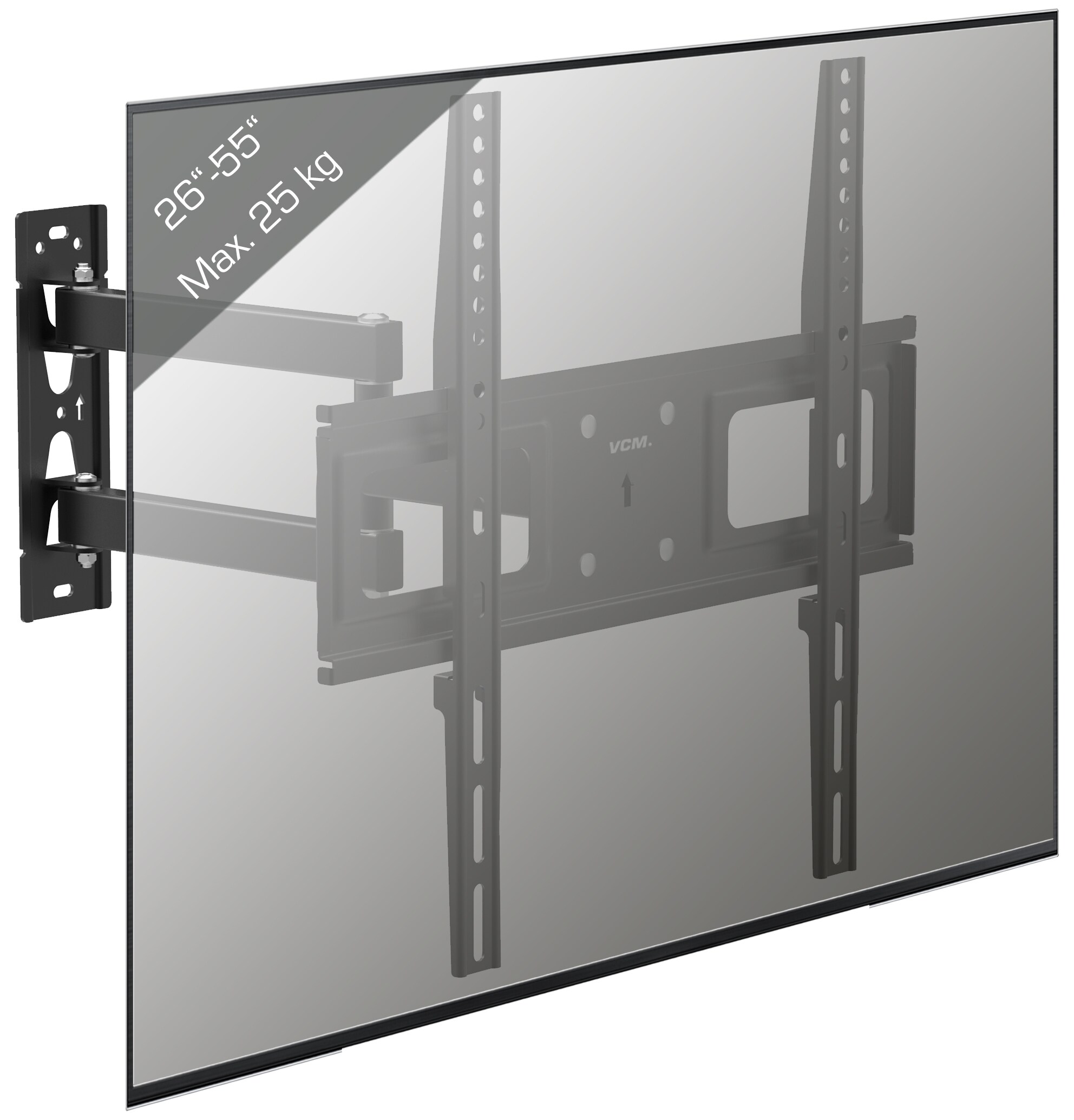 VCM Universal TV VESA Wandhalterung Halter ausziehbar schwenkbar neigbar B-SN400
