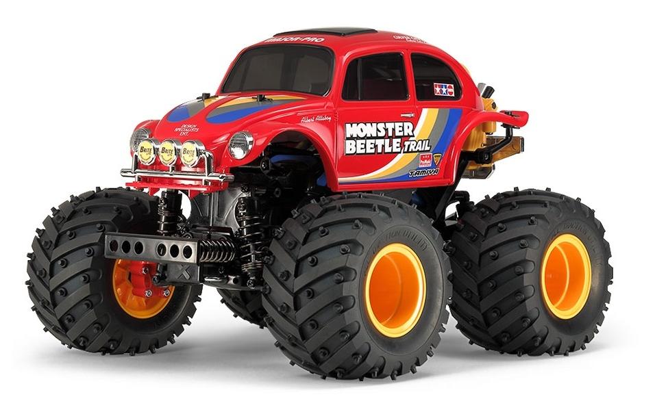 Monster Truck Monster Beetle Trail, 4WD Bausatz, 1:14<br>4x4 Monstertruck mit VW Käfer Karosserie