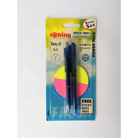 Rotring Feinmalstift + Notizzettel SET Tikky II