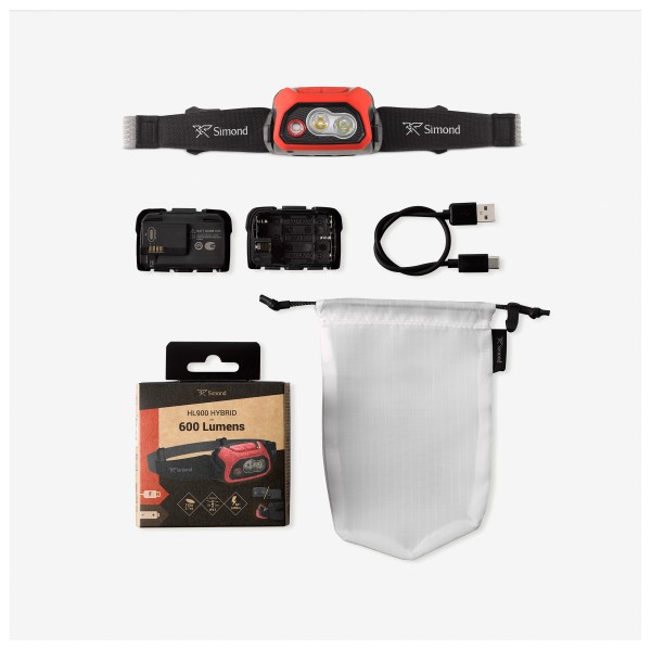 Simond - SIMOND - Headlamp HL900 USB - Lampe frontale