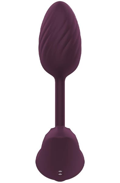 Essentials Flexible Wearable Vibrating Egg Purple Vibrerende egg