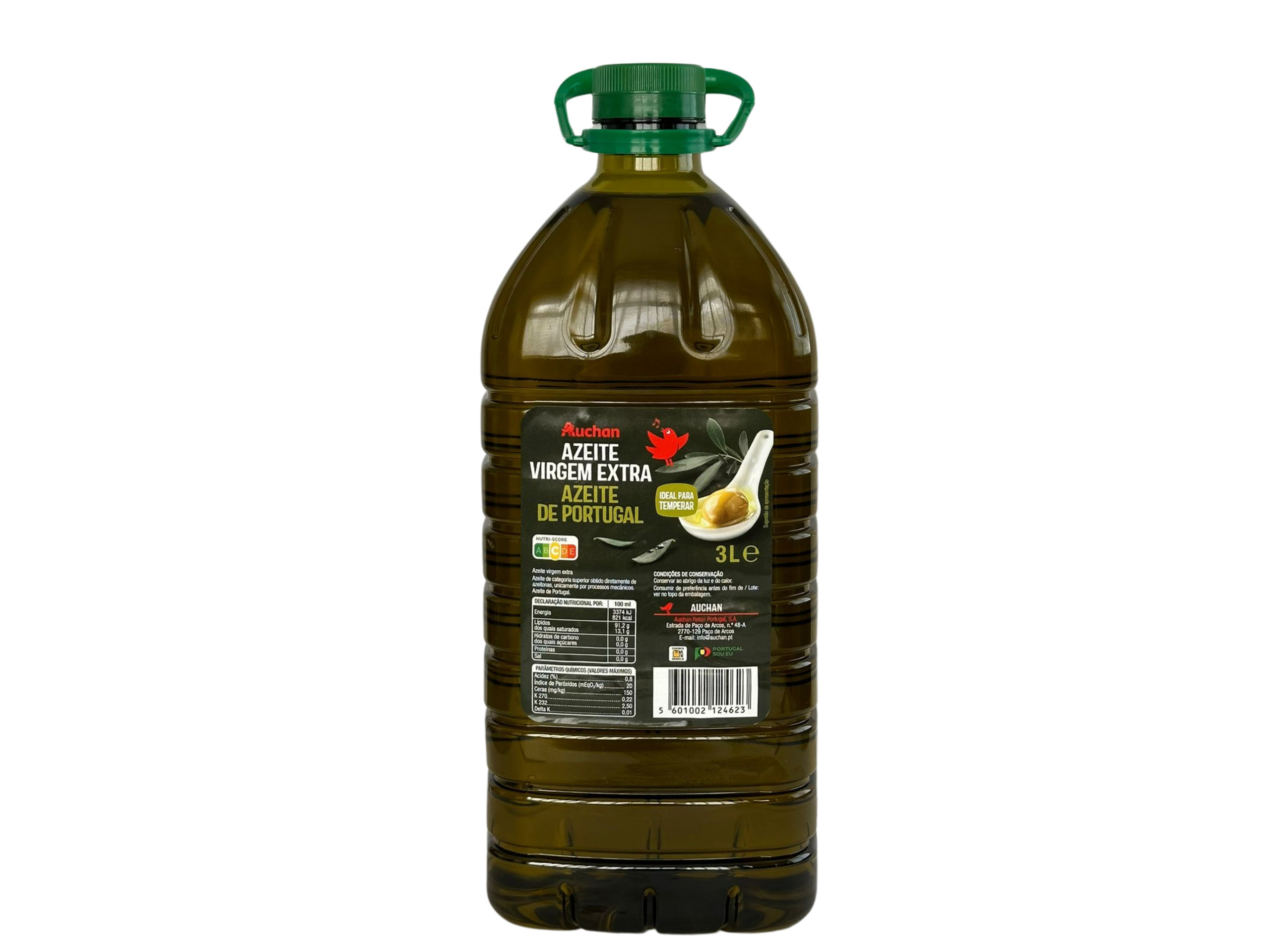 AZEITE VIRGEM EXTRA AUCHAN 3 L