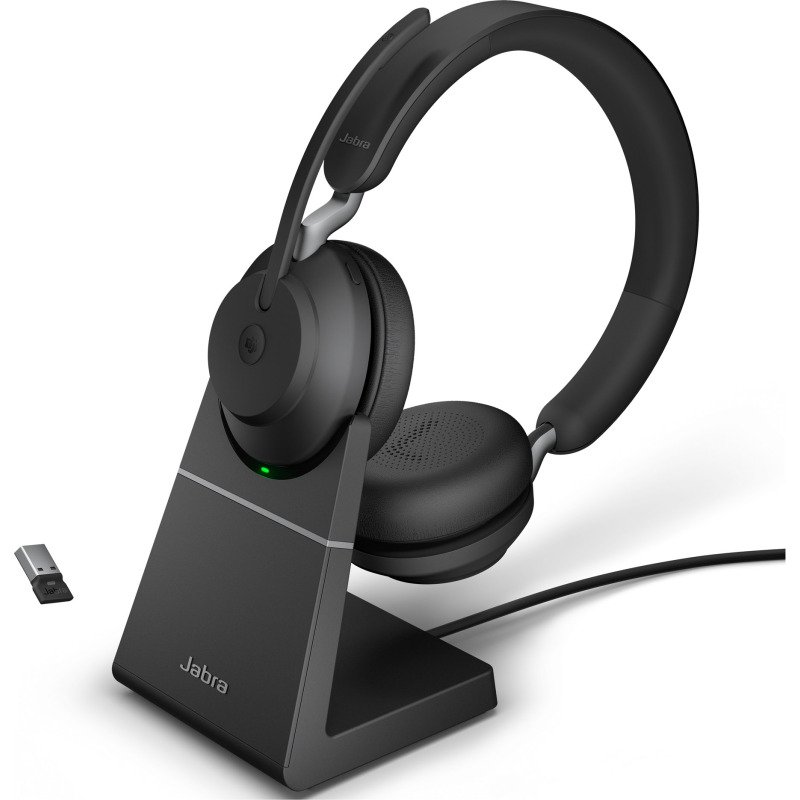 Micro-casque  Jabra Evolve2 65 MS Stereo avec support de chargement USB-C
