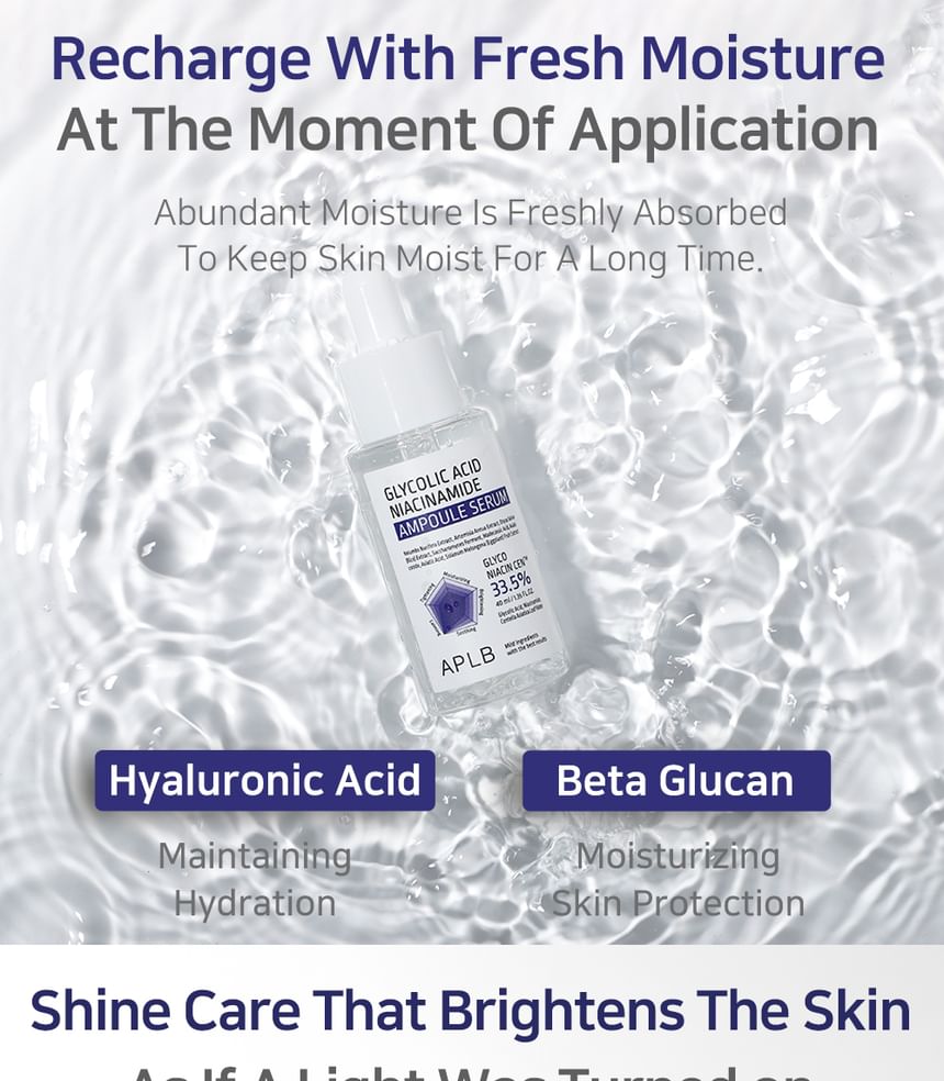 APLB - Glycolzuur Niacinamide Ampullen Serum Set
