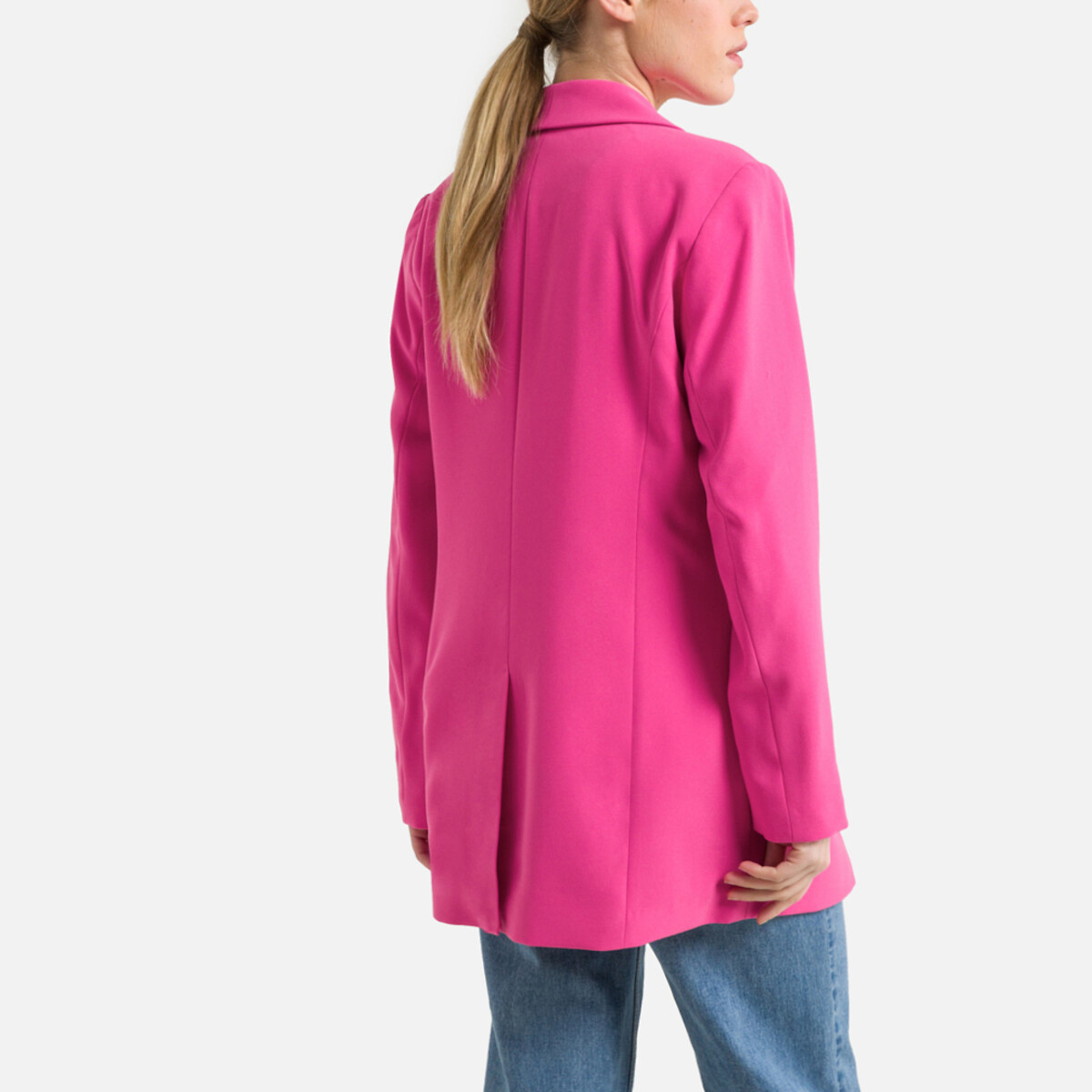 SOMENTE<br>Blazer longo e reto